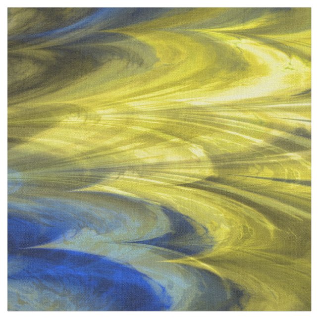 Fractal Marble 4-21 Fabric (Close Up)