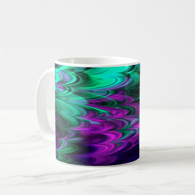 Fractal Marble 4-2  Mug (Front Left)