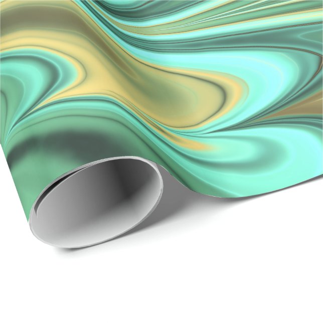 Fractal Marble 6-2 Wrapping Paper (Roll Corner)