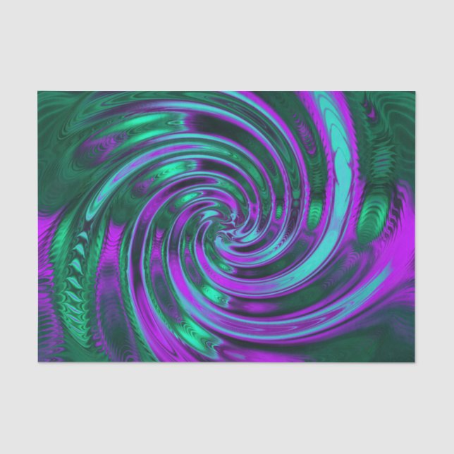 Fractal Marble 6A-B Options Tissue Paper (Front)