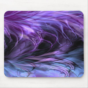 Fractal Marble  Purple Mousepad