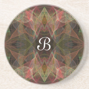 Fractal Misc Series-13---Red Green coaster--1 of Coaster