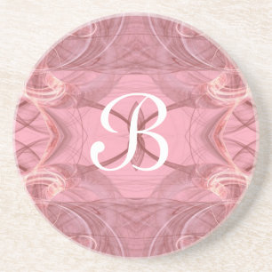 Fractal Misc Series-26---pink coaster--1 of Coaster