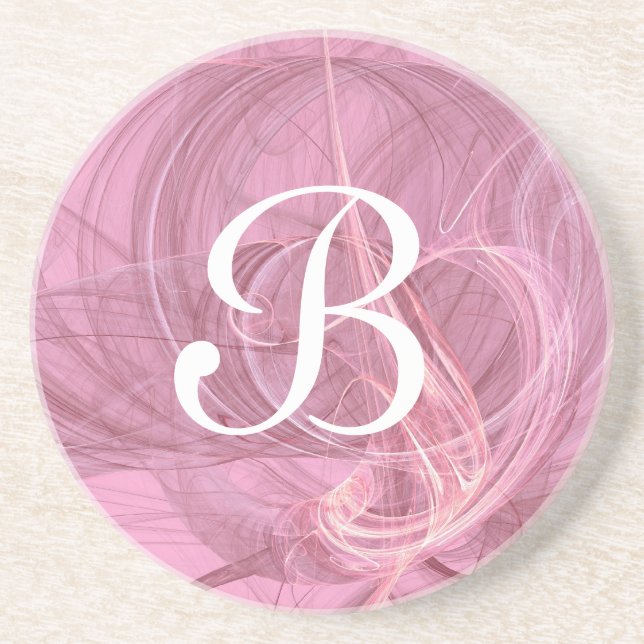 Fractal Misc Series-8---Pink coaster--1 of Coaster (Front)