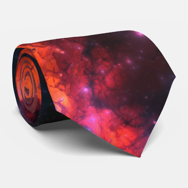Fractal Nebulae 5 Tie (Rolled)