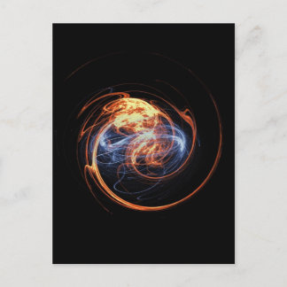 fractal one postcard