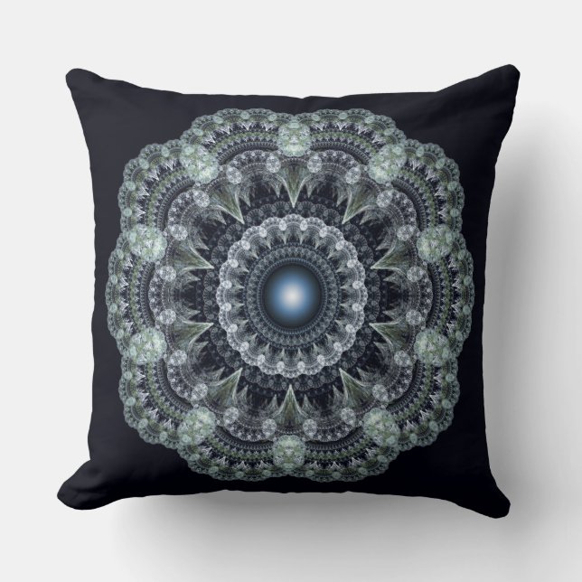 Fractal oriental design cushion (Front)