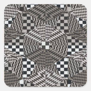 Fractal Paradise Square Sticker