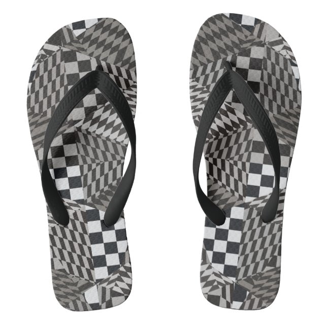 Fractal Paradise Thongs (Footbed)