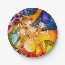 Fractal Party Cheerful Chaos 7" Round