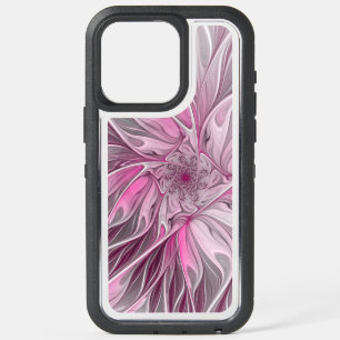Fractal Pink Flower Dream, Floral Fantasy Pattern