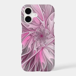 Fractal Pink Flower Dream, floral Fantasy Pattern