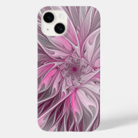 Fractal Pink Flower Dream, Floral Fantasy Pattern