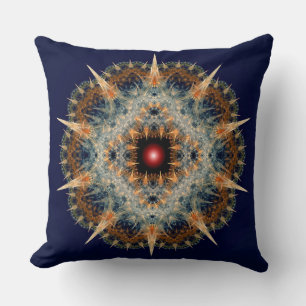 Fractal prickly ornament cushion