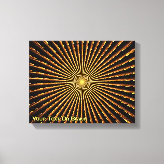 Fractal Pulsar Canvas Print (Front)