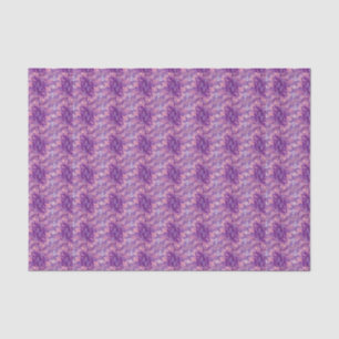 Fractal Purple Daisies Tissue Paper