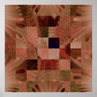 Fractal Quilt Canvas Print