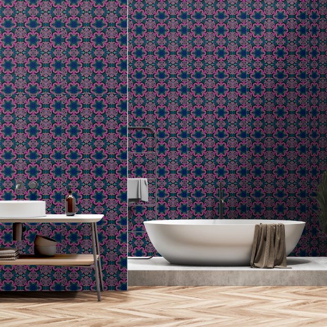 Fractal Radiance  Wallpaper (Bathroom)