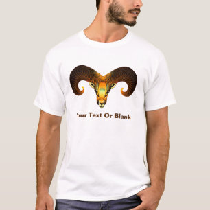 Fractal Ram's Head T-Shirt