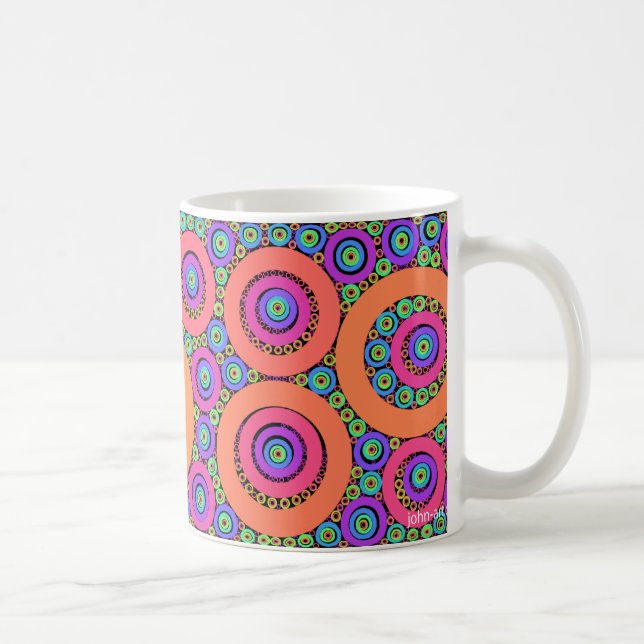 fractal rings coffee mug (Right)