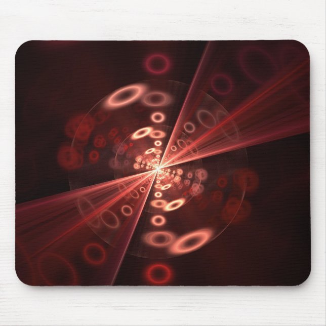 Fractal Rings Mouse Pad (Front)