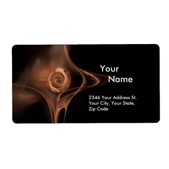 FRACTAL ROSE 1 Brown Black (Front)