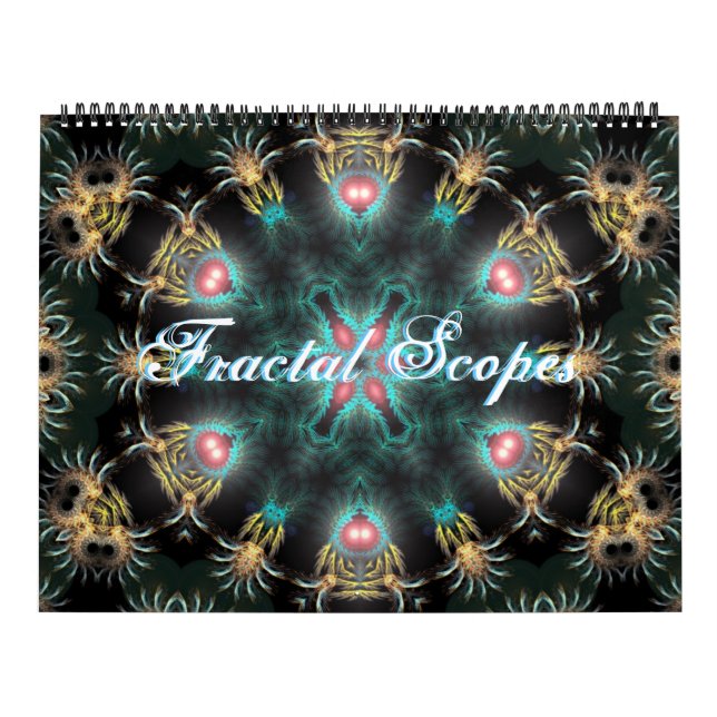 Fractal Scopesia 12 Month Mandala Calendar (Cover)