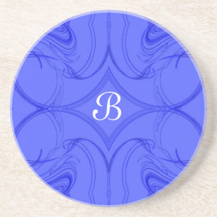 Fractal Series-13---Blue coaster--1 of Coaster