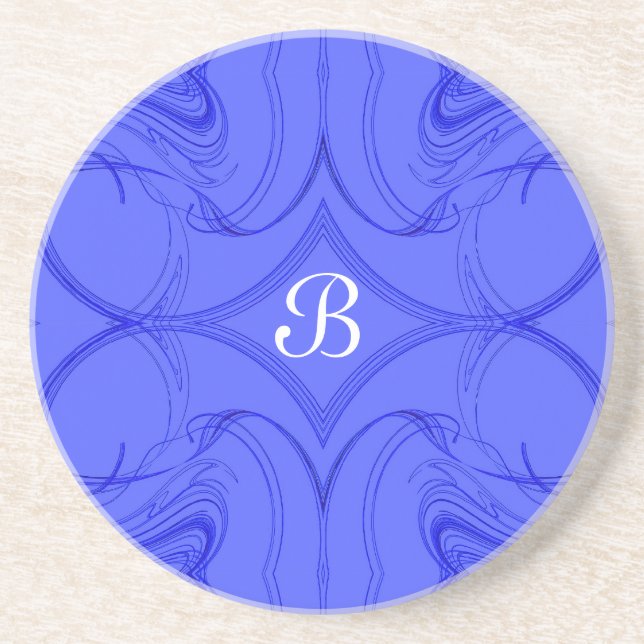 Fractal Series-13---Blue coaster--1 of Coaster (Front)