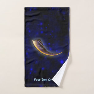 Fractal Shofar Hand Towel