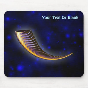 Fractal Shofar Mouse Pad