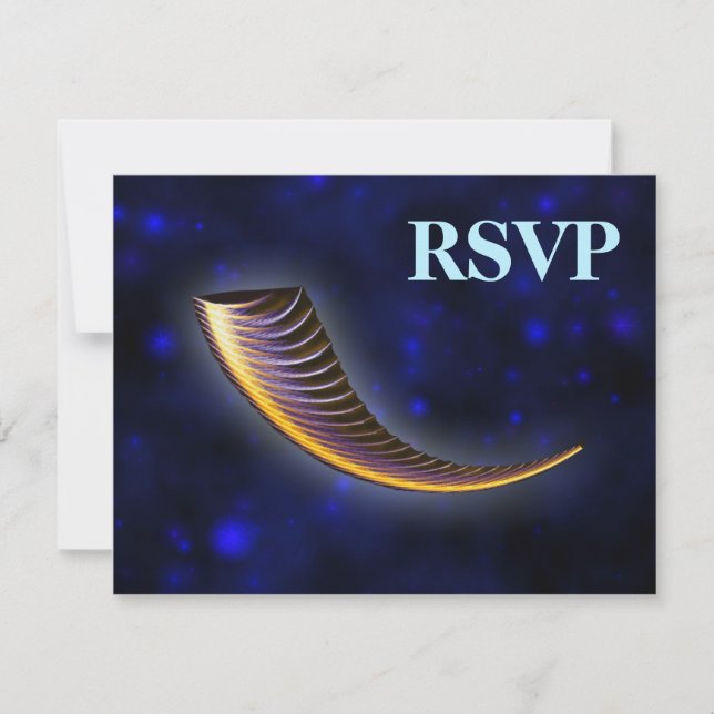 Fractal Shofar RSVP Card (Front)