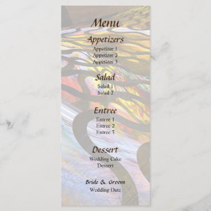 Fractal - Snake Wedding Menu