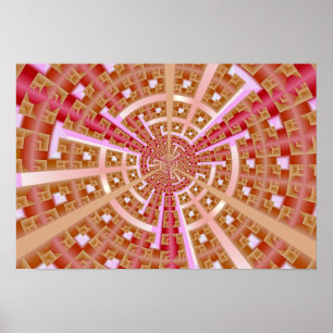 Fractal Space Portal Poster