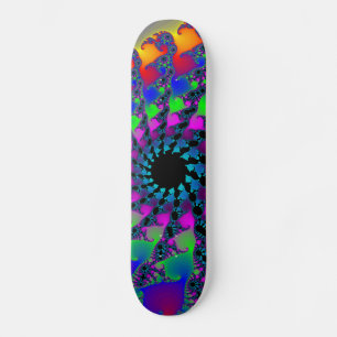 Fractal Spiral: Custom Skateboard