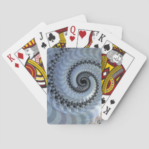 Fractal Spiral Elegance Playing Cards