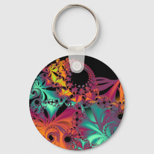 Fractal Spiral ver. 2 Key Ring