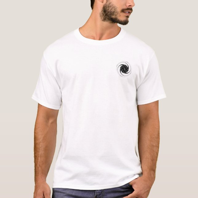 Fractal Star Blue T-Shirt (Front)
