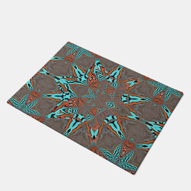 Fractal Star of Future Complexity Doormat (Angled)