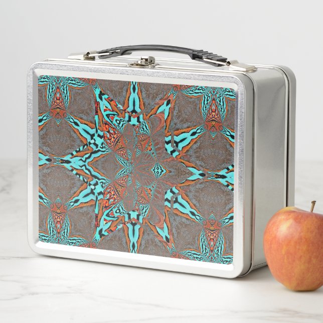 Fractal Star of Future Complexity Metal Lunch Box (In Situ)