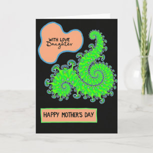 Fractal Sweet Mothers Day Card