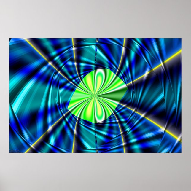 Fractal Swirl Poster (Front)