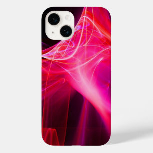 FRACTAL SWIRLS IN PURPLE PINK RED Case-Mate iPhone 14 CASE