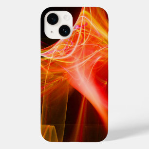 FRACTAL SWIRLS IN YELLOW ORANGE RED Case-Mate iPhone 14 CASE