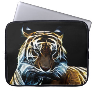 Fractal tiger laptop sleeve