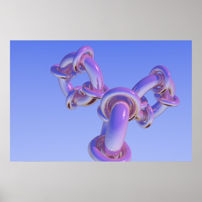 Fractal Torus Progression 2 Poster (Front)