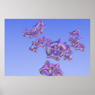 Fractal Torus Progression 3 Poster