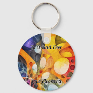 Fractal Universe Round Key Ring