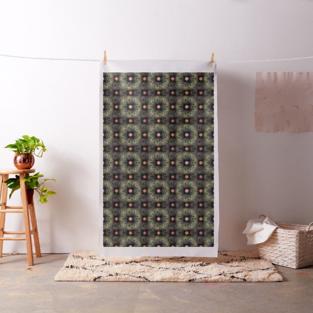 Fractal visual harmonic pattern fabric (In Situ)