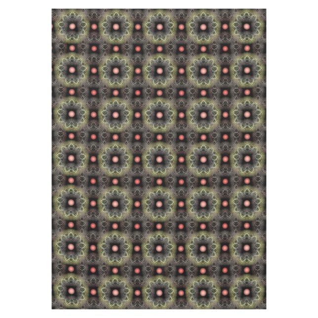 Fractal visual harmonic pattern tablecloth (Front)